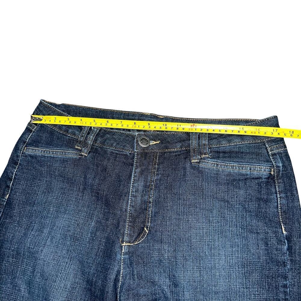 RIDERS BY LEE Dark Wash Cuffed Capri Jeans Size 14M - Picture 7 of 10